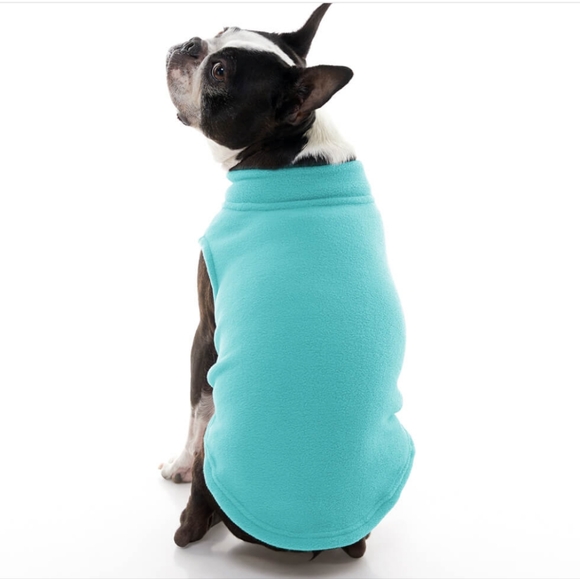 Gooby Stretch Fleece 100% Polyester Turquoise Dogs Pets Clothing Size Large - Picture 5 of 10